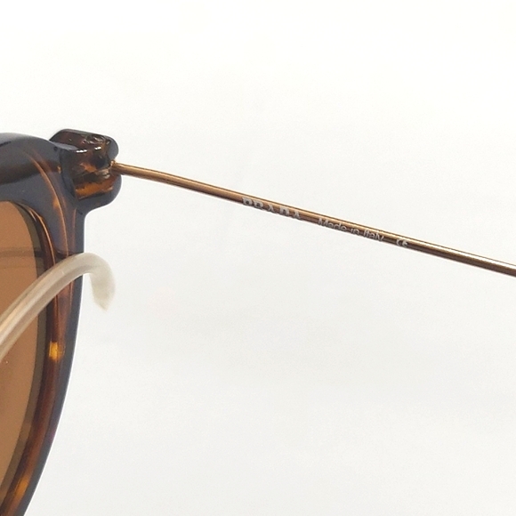 Prada NWOT Cat Eye Tortoise Frame With Gold Wire Arms Dark Lenses Made In Italy - Picture 5 of 7